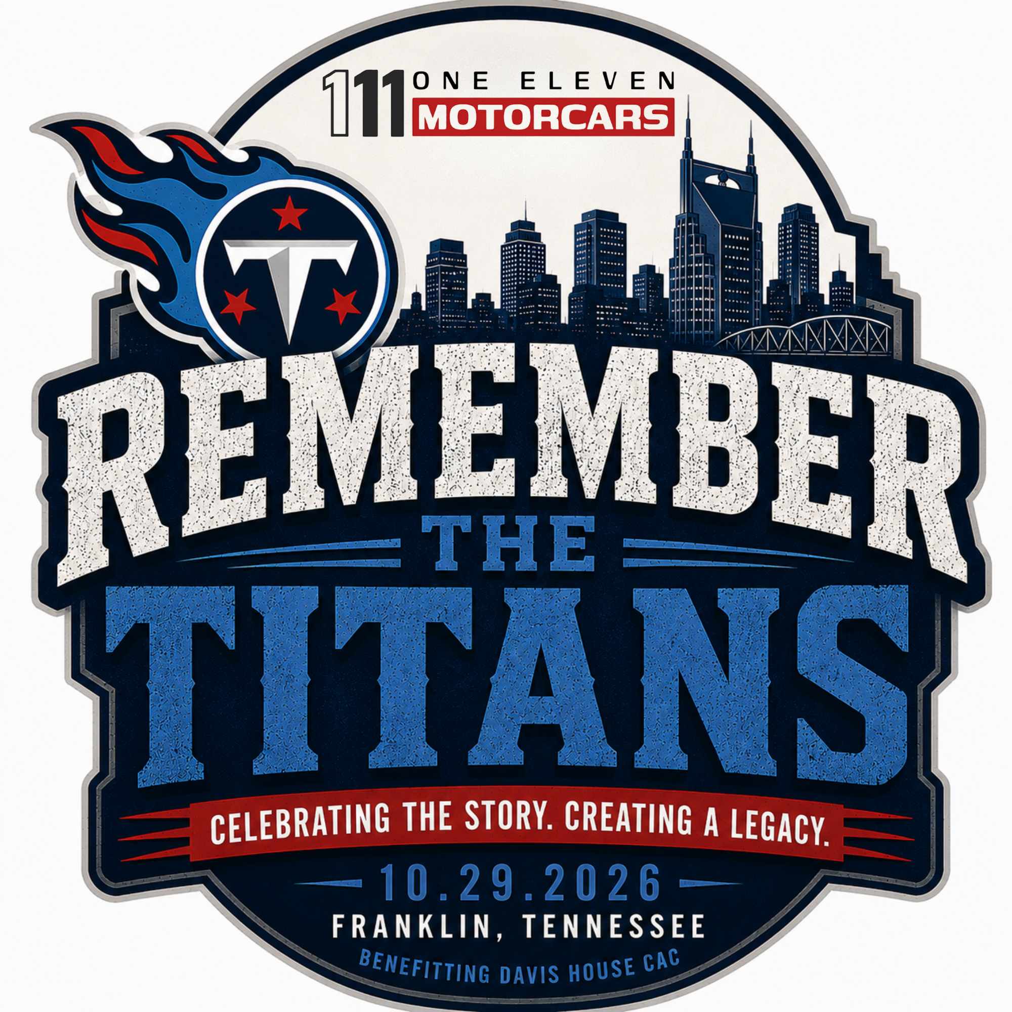 Remember the Titans at 111 Motorcars - logo